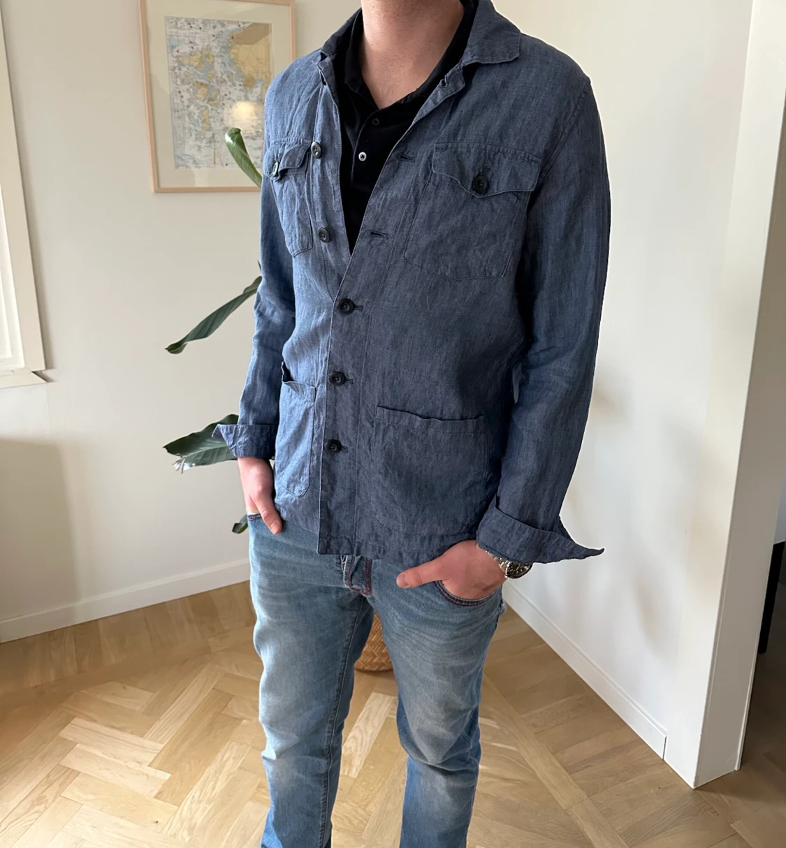 Massimo Dutti Overshirt linne - 90