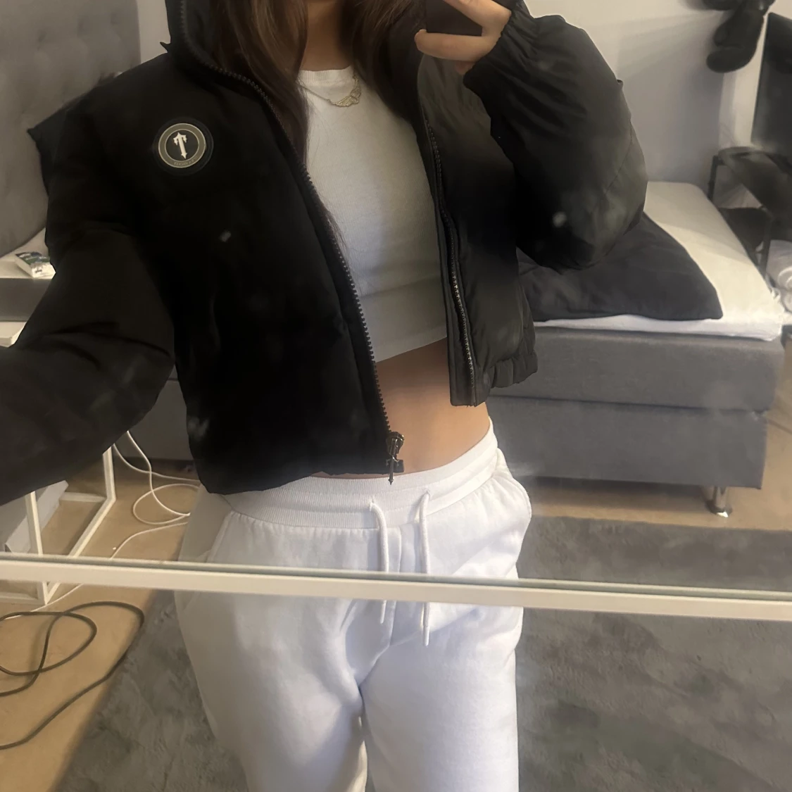 Svart trapstar jacka dam