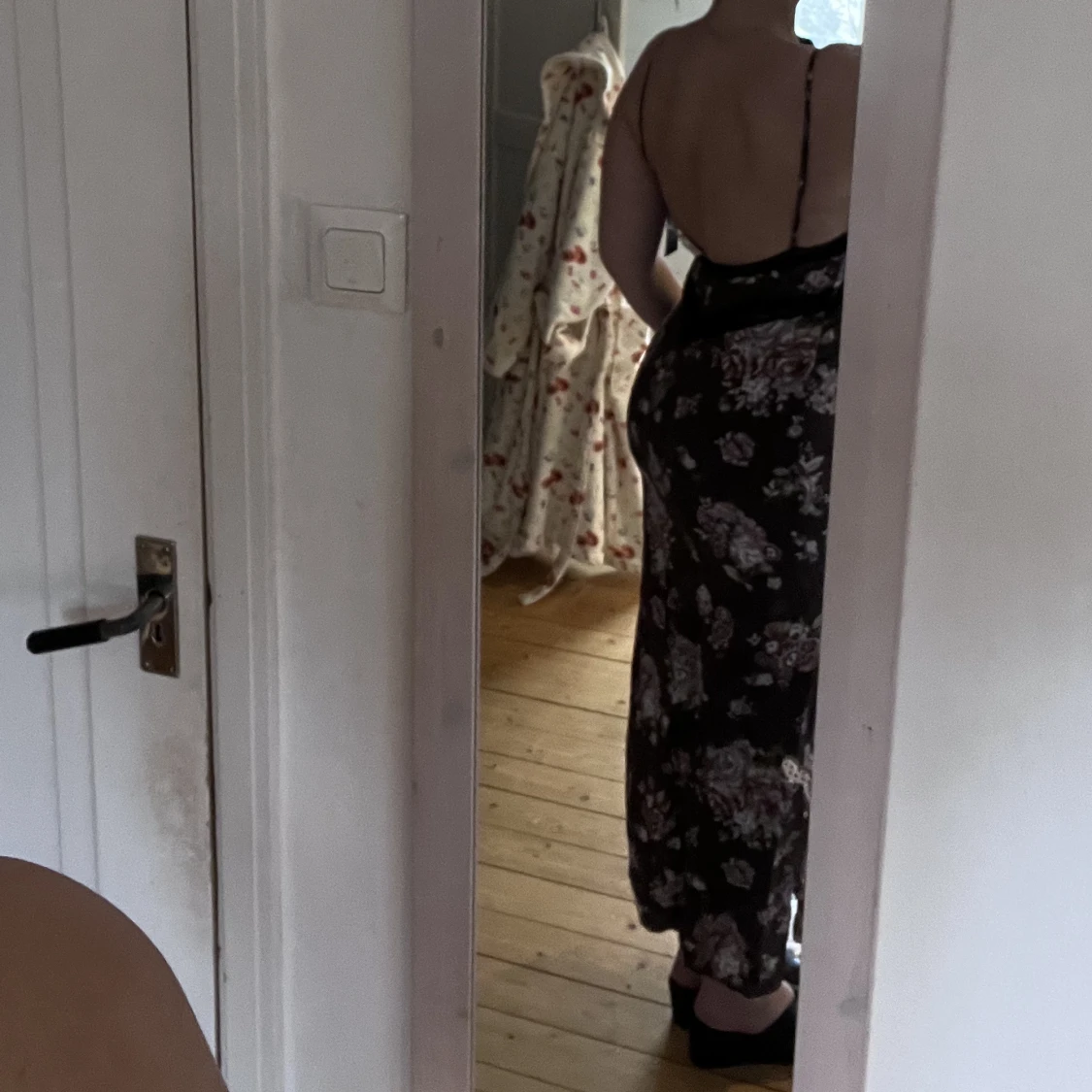 Blommig långklänning  - 91