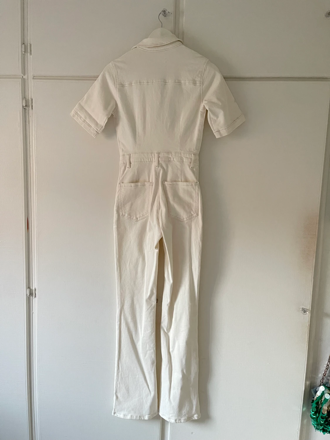 Vit jeans jumpsuit - 90