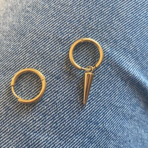 Söker - Hej, jag har råkat tappa bort en av spikarna som hänger på örhängena på något sätt. Jag undrar då därför om någon skulle kunna sälja bara en spike. Pris kan diskuteras av köparen❤️