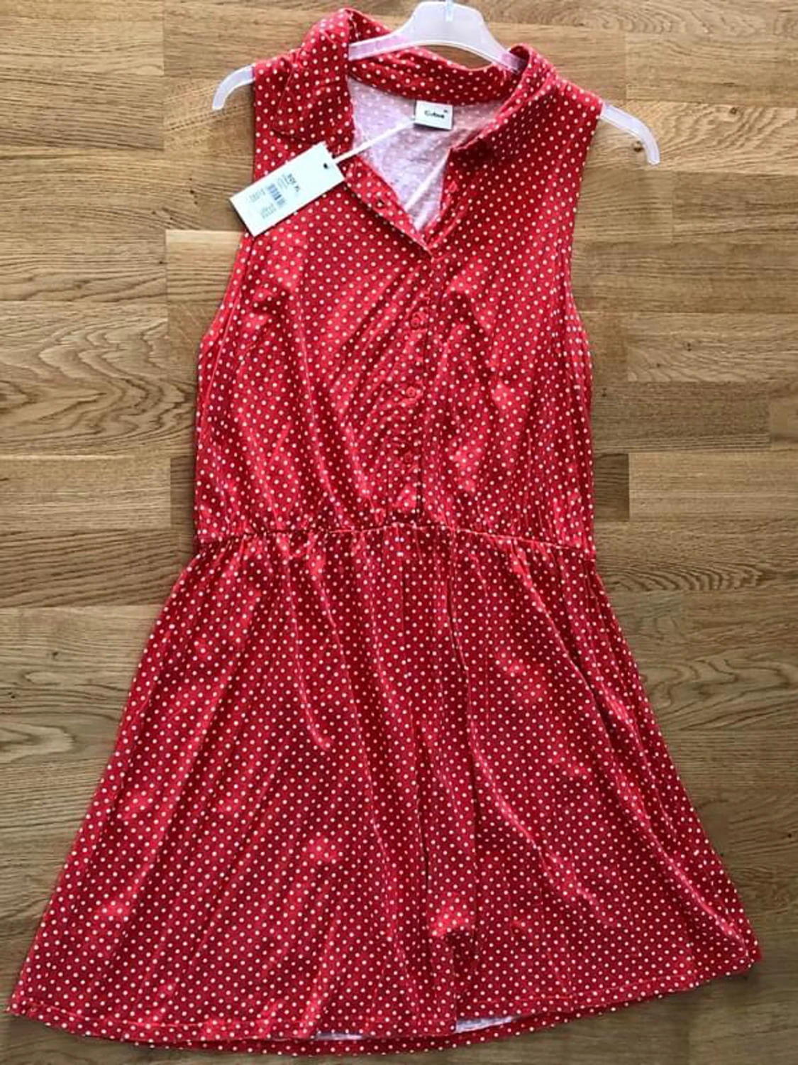 Hallonröd klänning XL