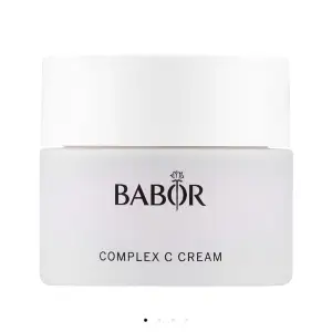 Babors complex c vitamin kräm! En väldigt lyxig förpackning och lämnar huden fin och återfuktad. Testad några gånger men passade tyvärr inte min hud💕 se bild 2 för originalpris 