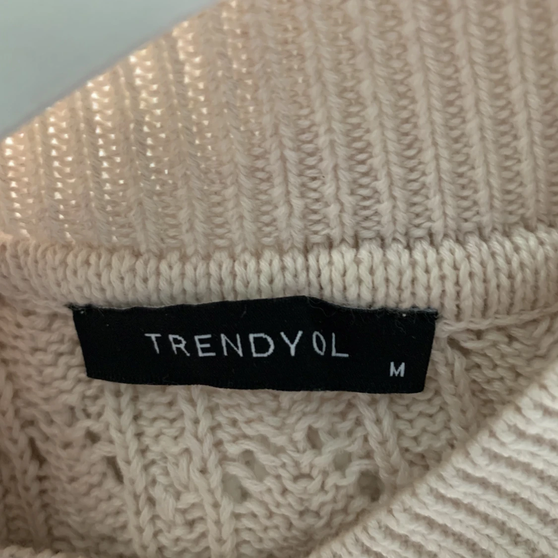 Virkad halterneck topp - 90