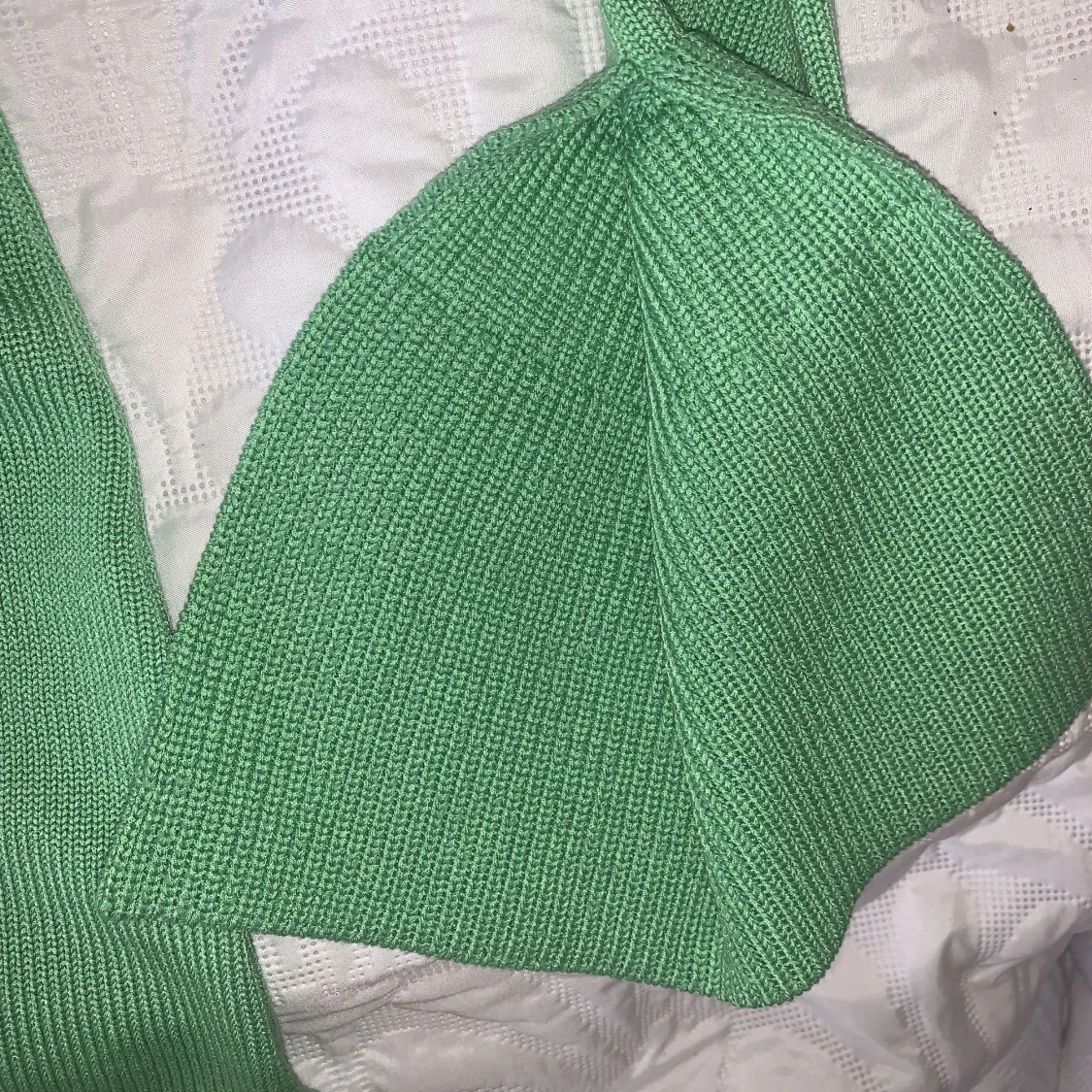 Adoore grön stickad klänning  - 91