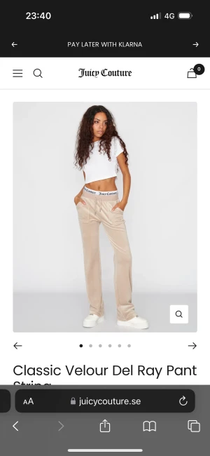 juicy byxor - säljer mina super sköna mjukisbyxor då jag inte har nån användning av dom längre men super fina! 