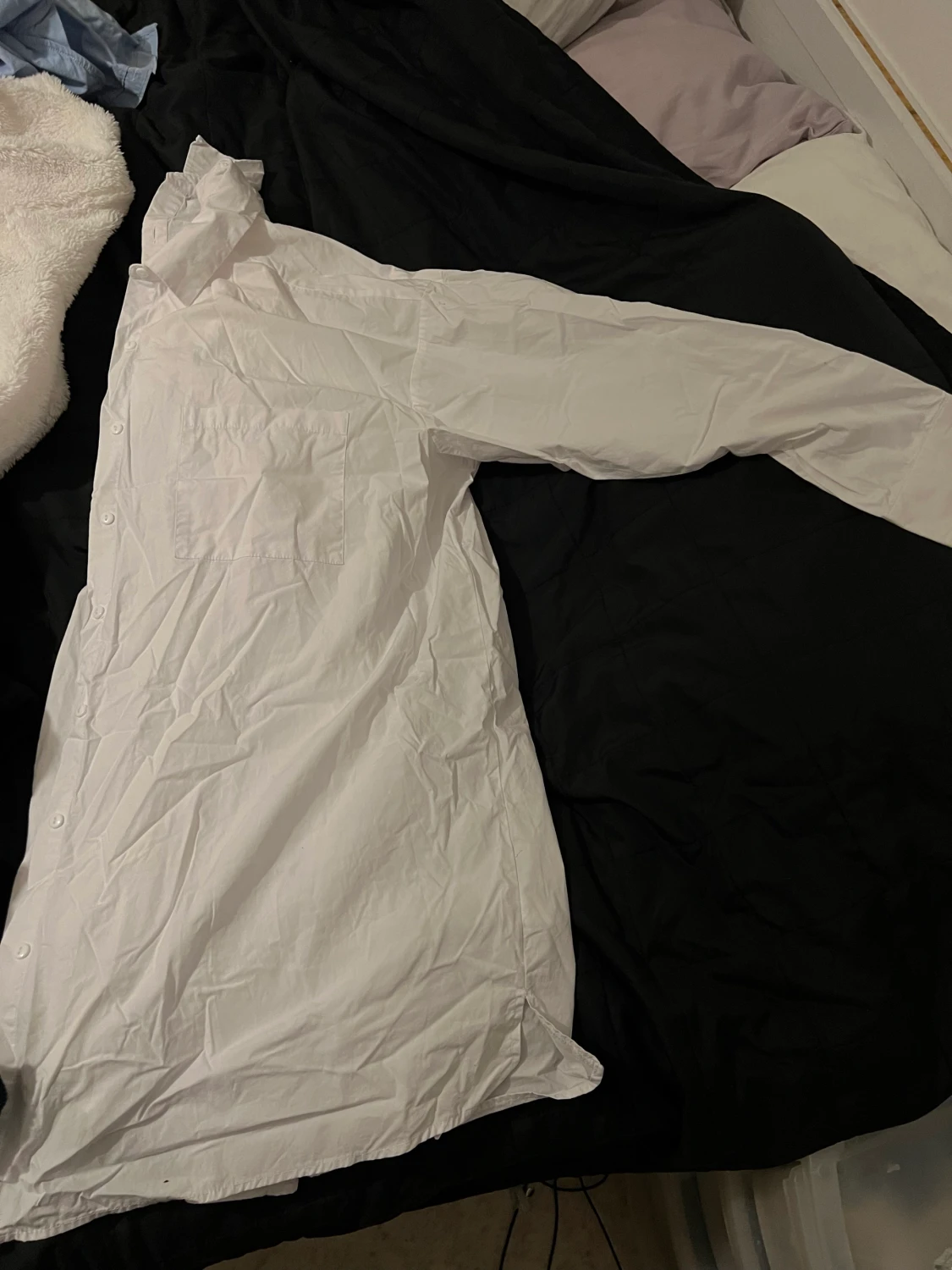 Oversized skjortklänning - 90