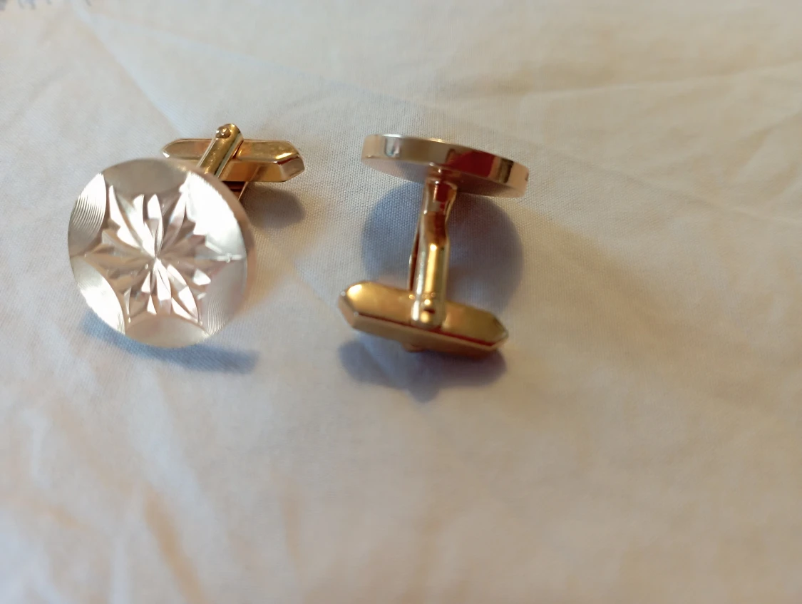 Retro manschett knappar - 90