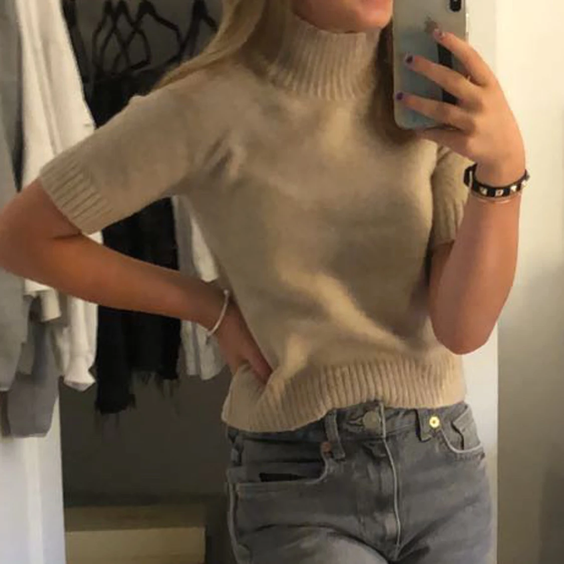 Stickad tröja  - 90