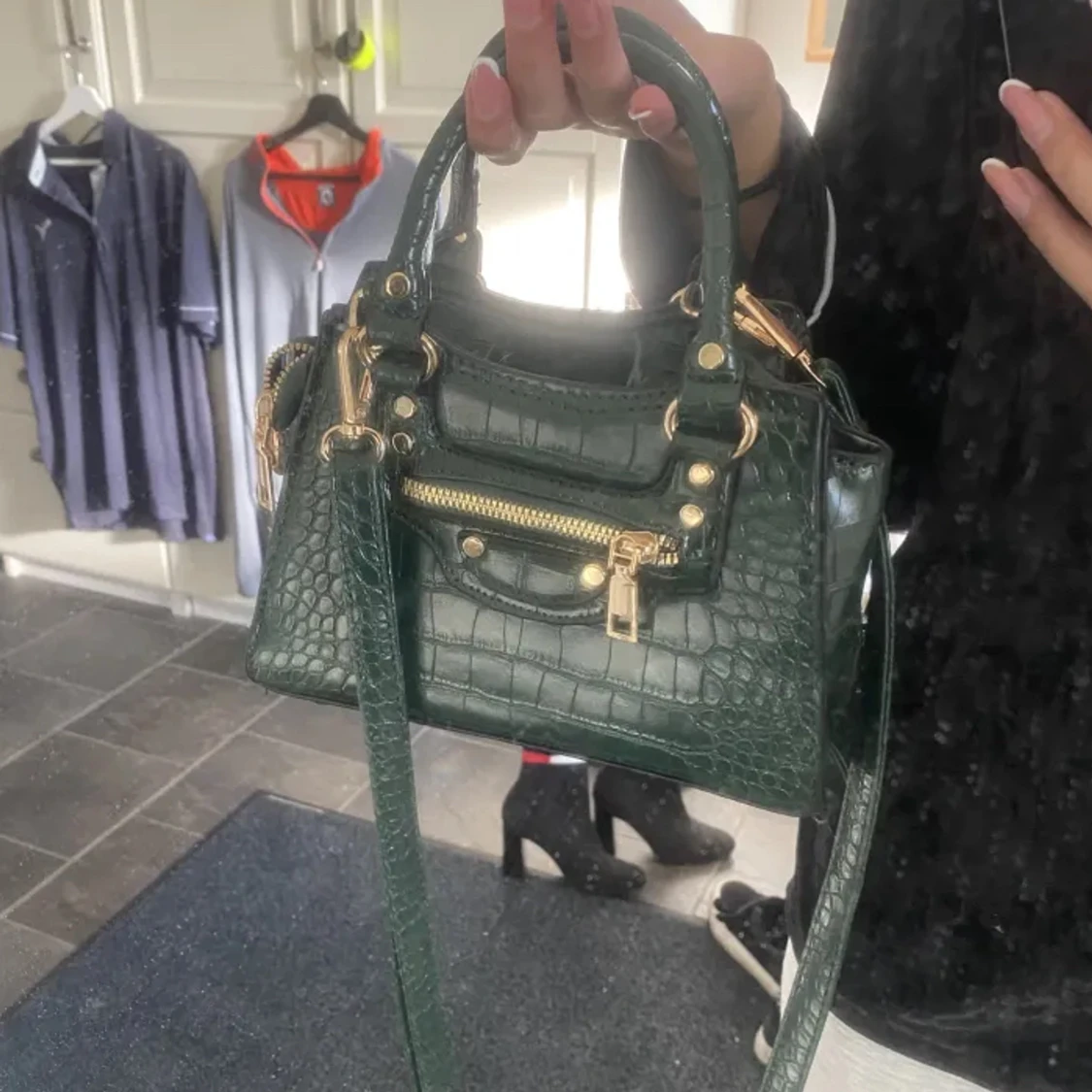 Liten grön väska  - 90