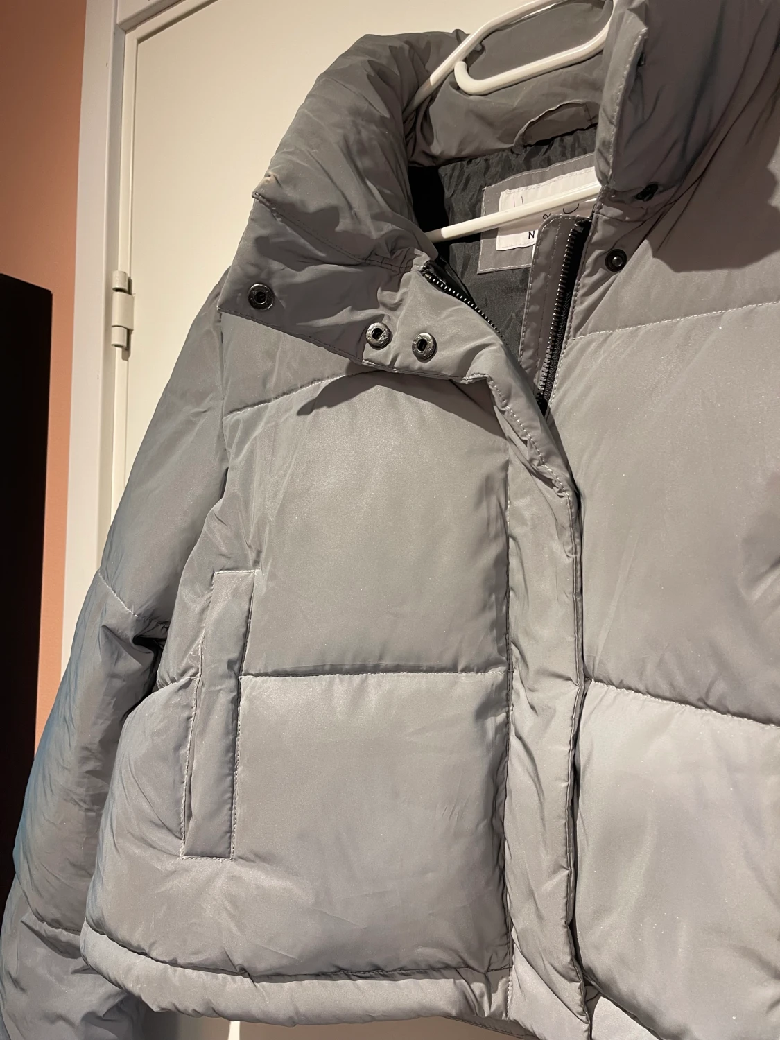 Grå reflex pufferjacket - 91