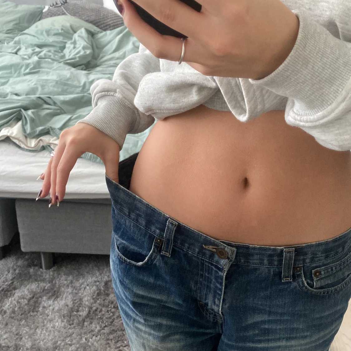 Lågmidjade American eagel jeans  - 90