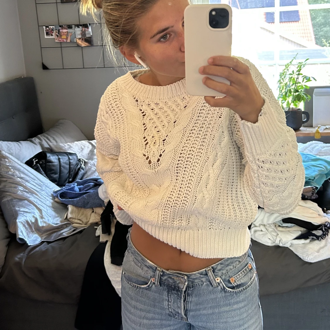 Stickad tröja