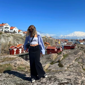 Maxikjol i denim - Lång vid maxikjol i denim från na-kod storlek 36, köpt för 699 använd fåtal gånger 