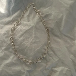 Silvrigt halsband  - Silvrigt halsband I bra skick