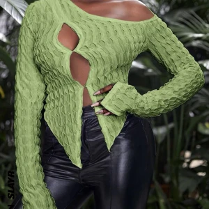 One shoulder top  - Exakt som på bilden, väldigt fin men lite liten i storleken. Aldrig använt💚