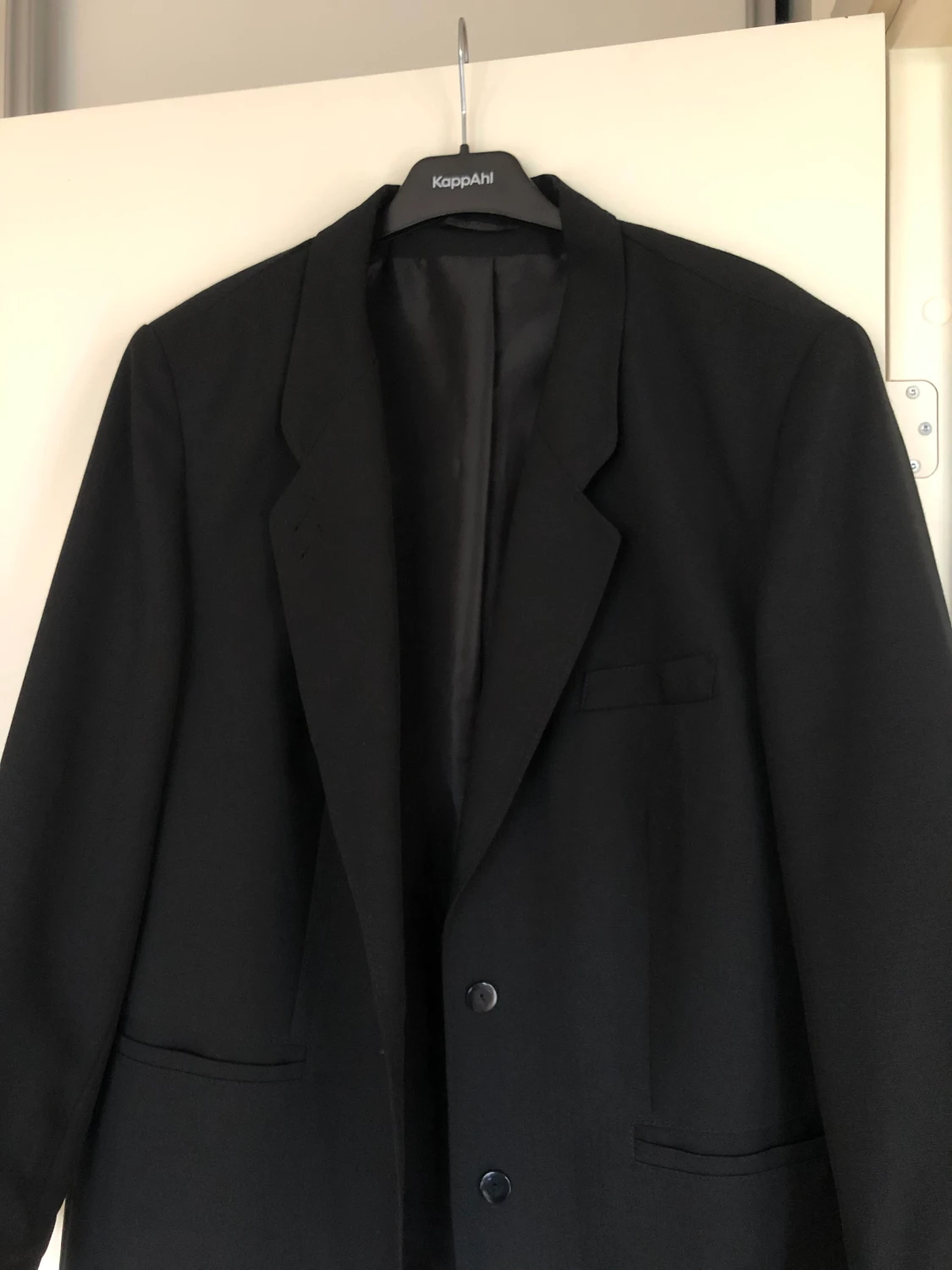 Ny svart oversized kavaj - 90