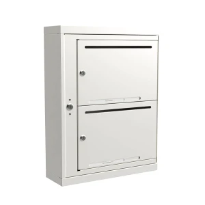 Lynx Special 1×2 fack – vit  - Fastighetsbox med 2 fack (passar för 2 lägenheter)