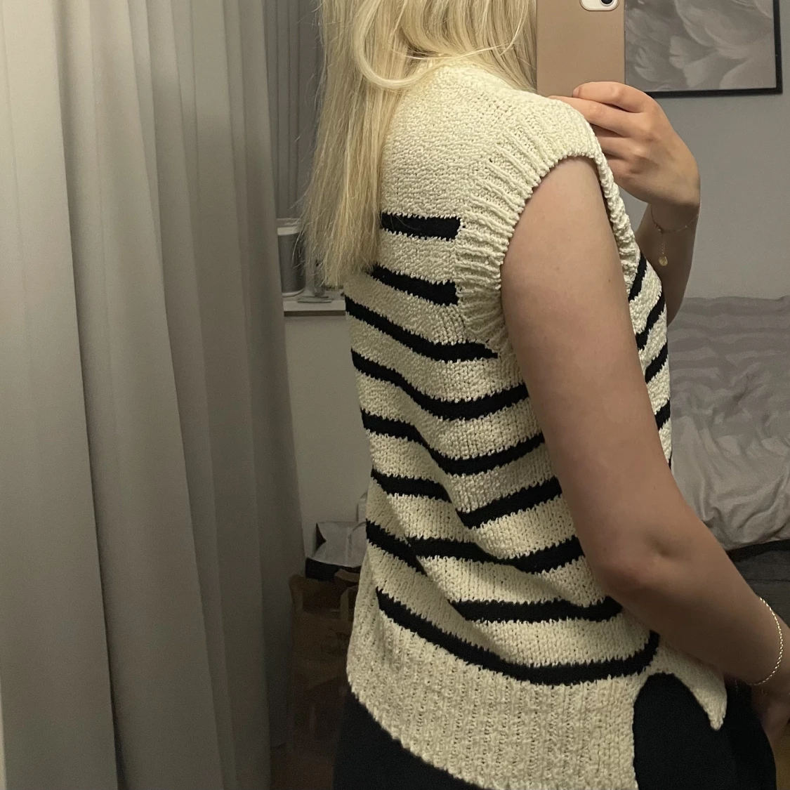 Stickad väst - 90