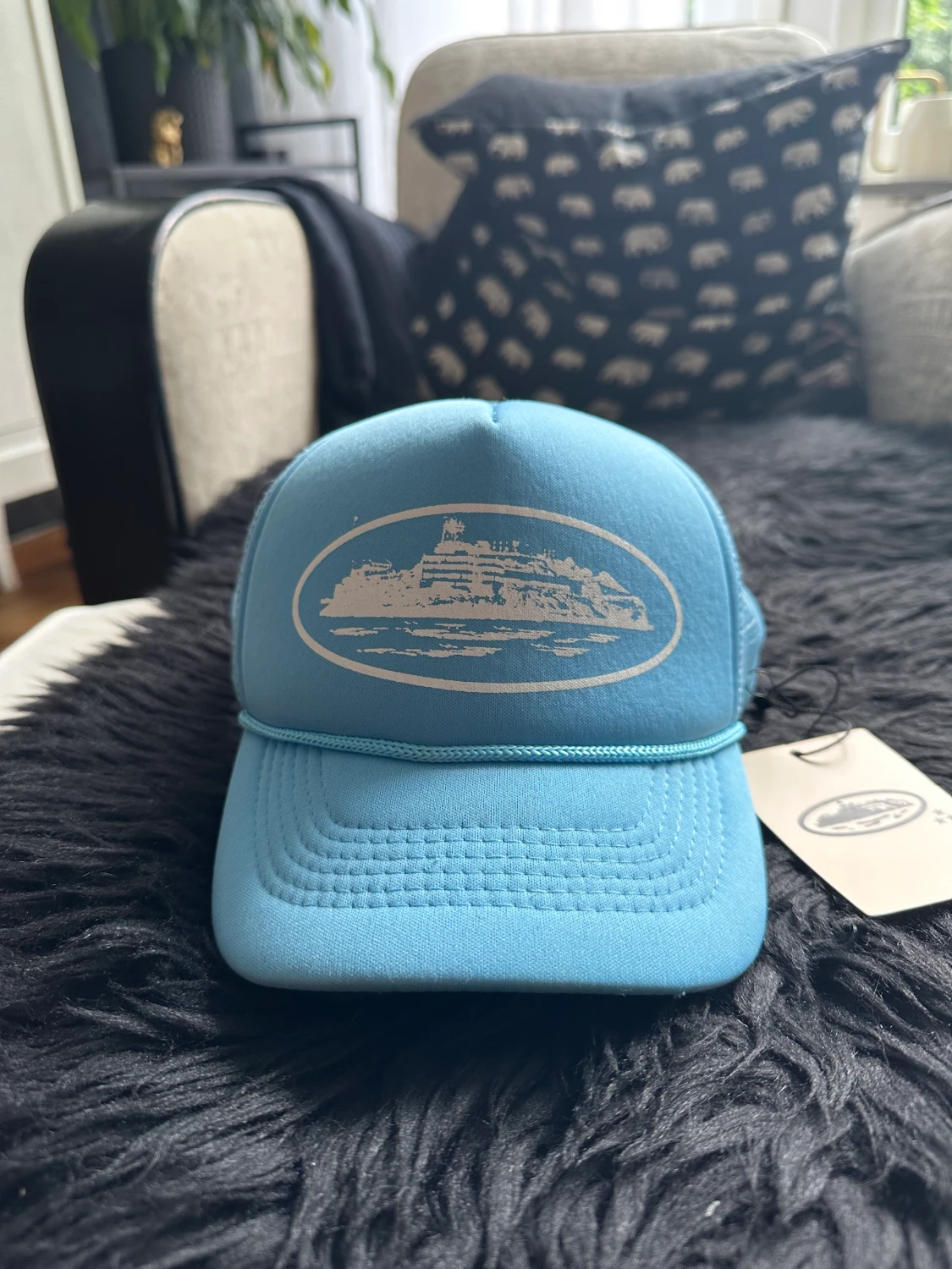 Corteiz Truckerhat Babyblue - 90