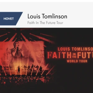 Louis Tomlinson  - Jag säljer en av mina två biljetter till Louis Tomlinson konserten i Stockholm den 2 september. Nypris 900, säljer för 700. Pris går att förhandla. Om du är intresserad är det bara att skriva och fråga hur vi sköter ”överlämningen” 🥰