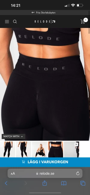 RELODE scrunch tights - Säljer dessa tights från relode. Ordinariepris: 699kr. Säljer för 400kr. Är i storlek S men är så sjukt stretchiga så de skulle även passa M. 