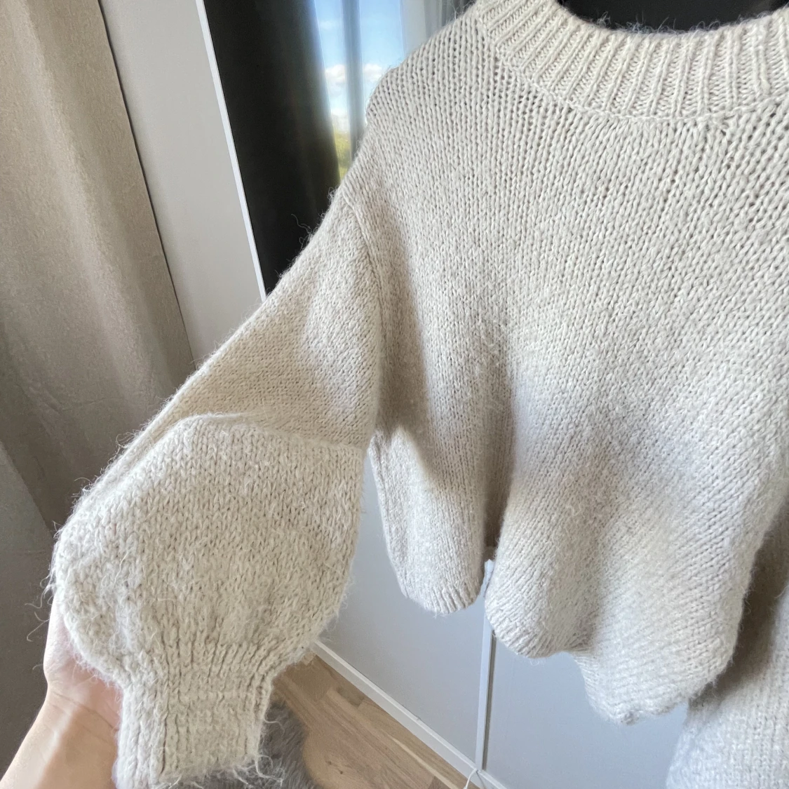 Mysig stickad tröja - 91