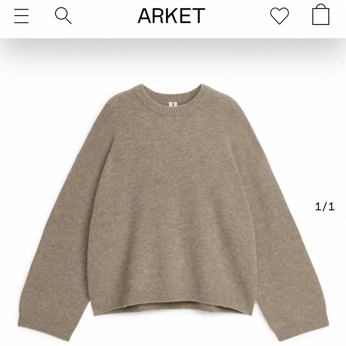 Stickad tröja från ARKET