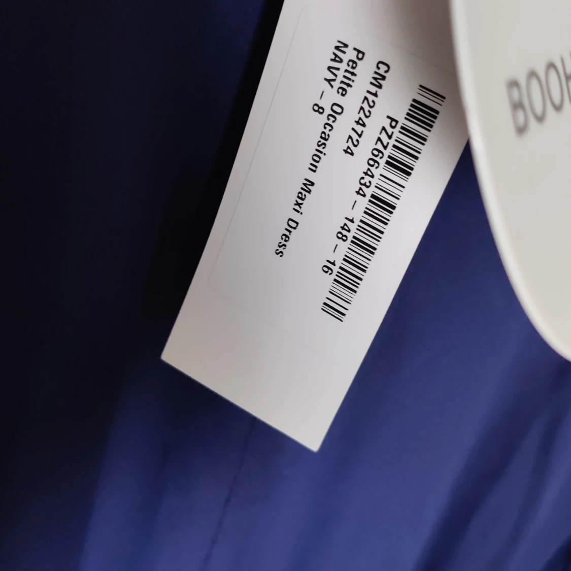 Blå maxiklänning - 91