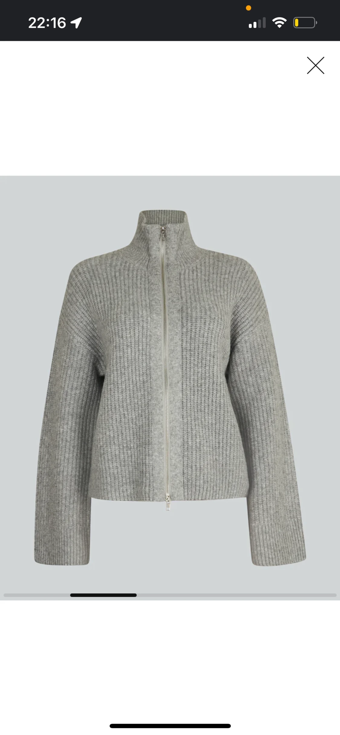 Grå tröja/kofta