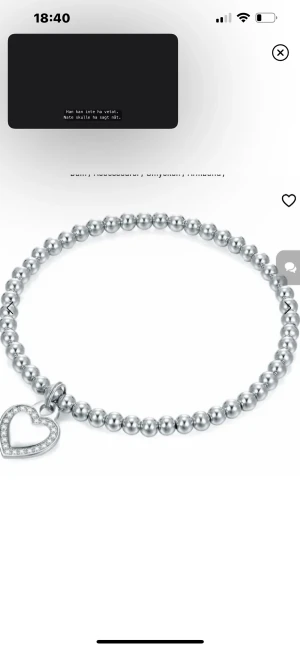 Armband  - Märket RUNWAY. Nypris 1650 o dupe på Tiffany co!