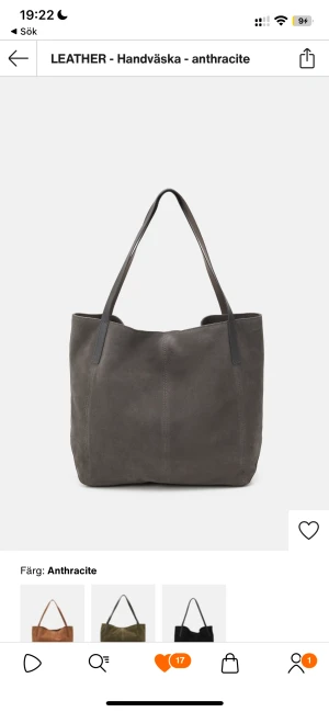 Anna Field väska  - Säljer min Anna Field ”leather väska”, perfekt skick å storlek, använt några gånger 💗