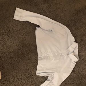 Skjorta - En fin ljusblå kortare skjorta från H&M. Är nästan oandvänd då den bara är använd en eller två gånger