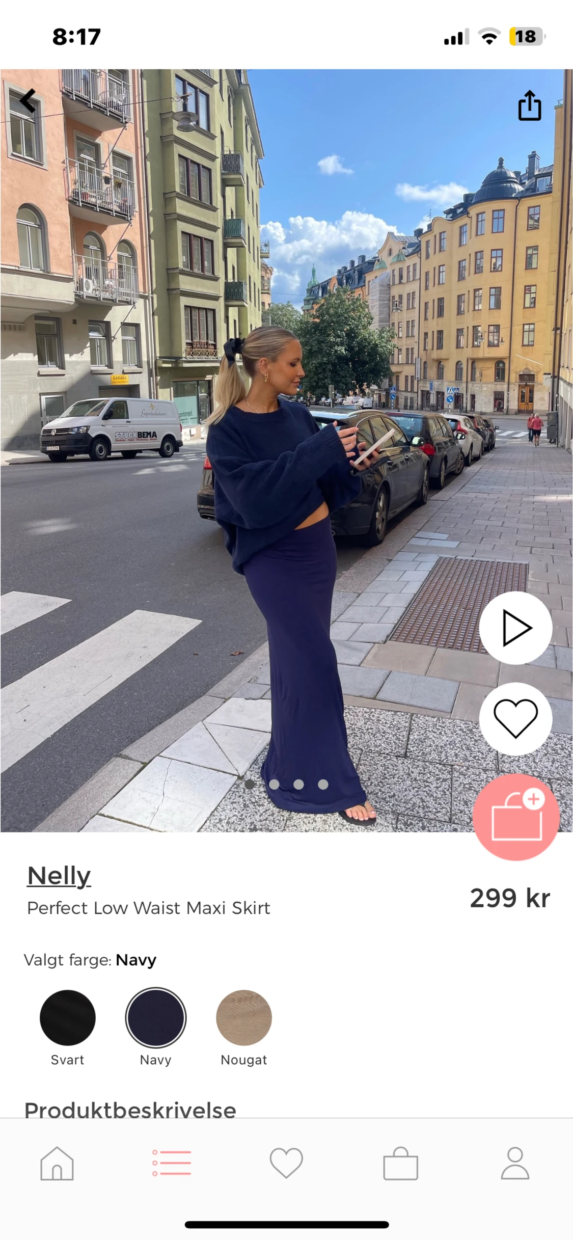 Nelly Low waist long skirt - 90