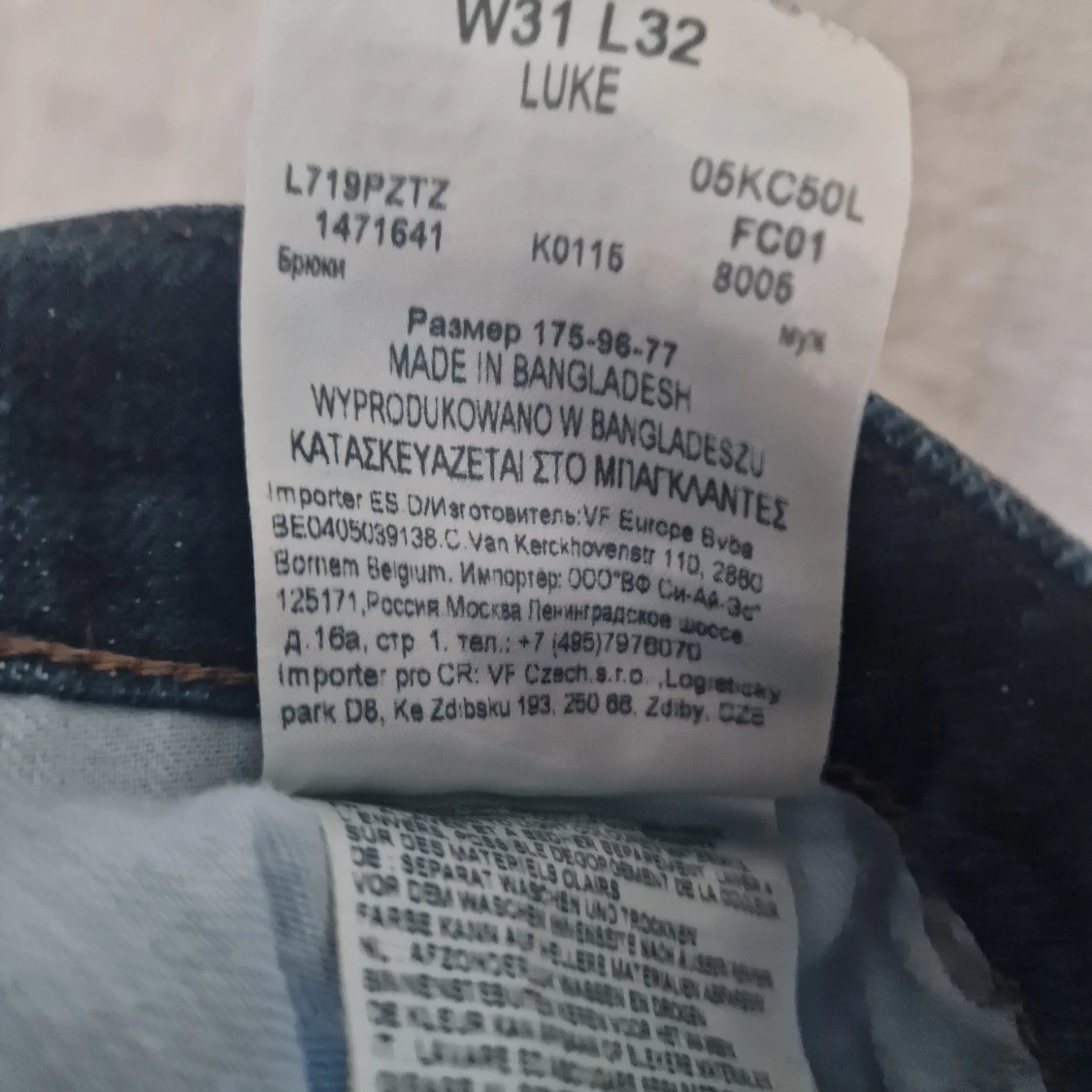 Lee jeans Luke blå - 91