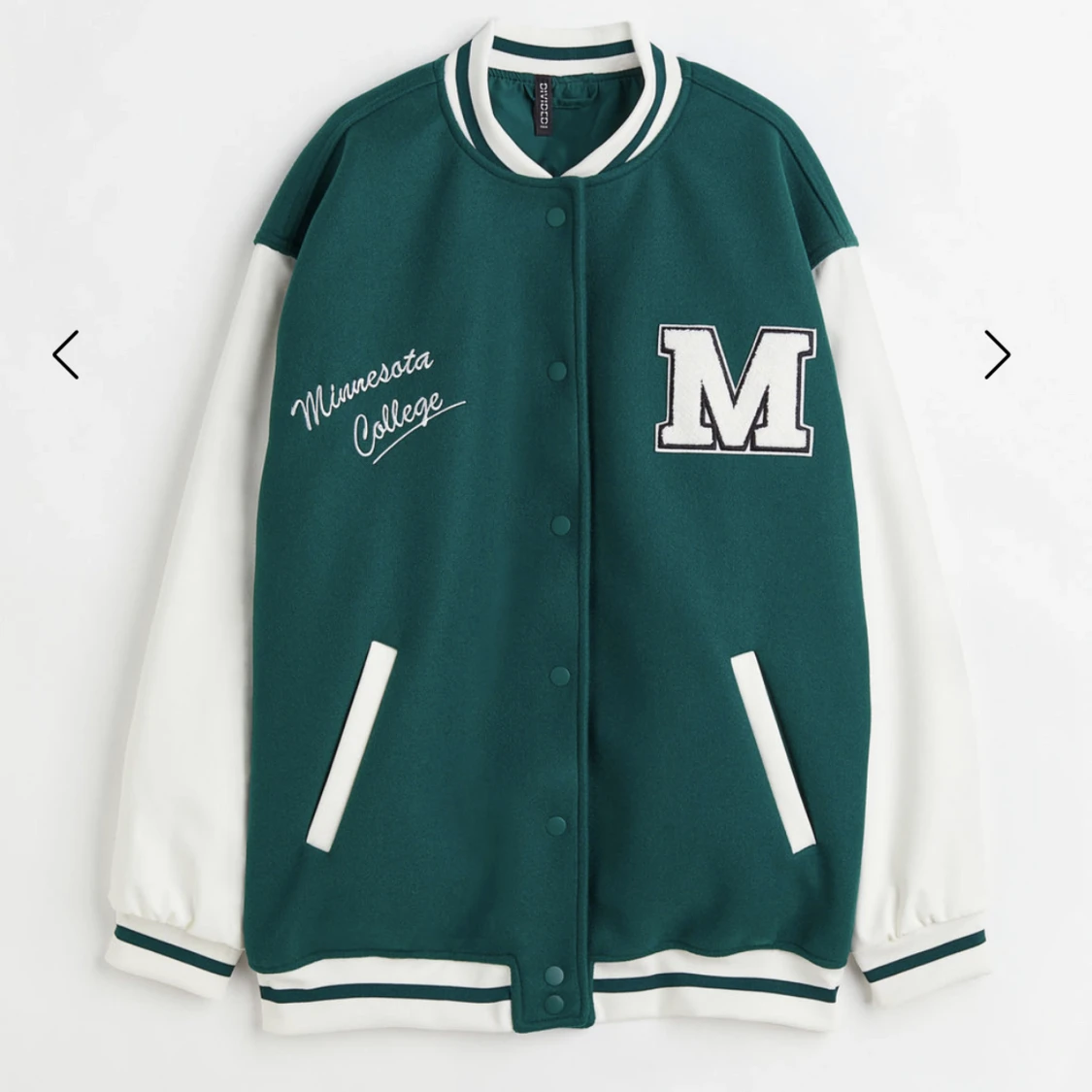 Supercool grön collegejacka!!