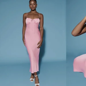 Rosa klänning - Intressekoll!! Funderar på att kanske sälja en jättefin klänning från Gina som inte riktigt passade på mig. Helt oanvänd, prislapp kvar, nypris 499💓slutsåld på hemsidan. Priset går o diskutera