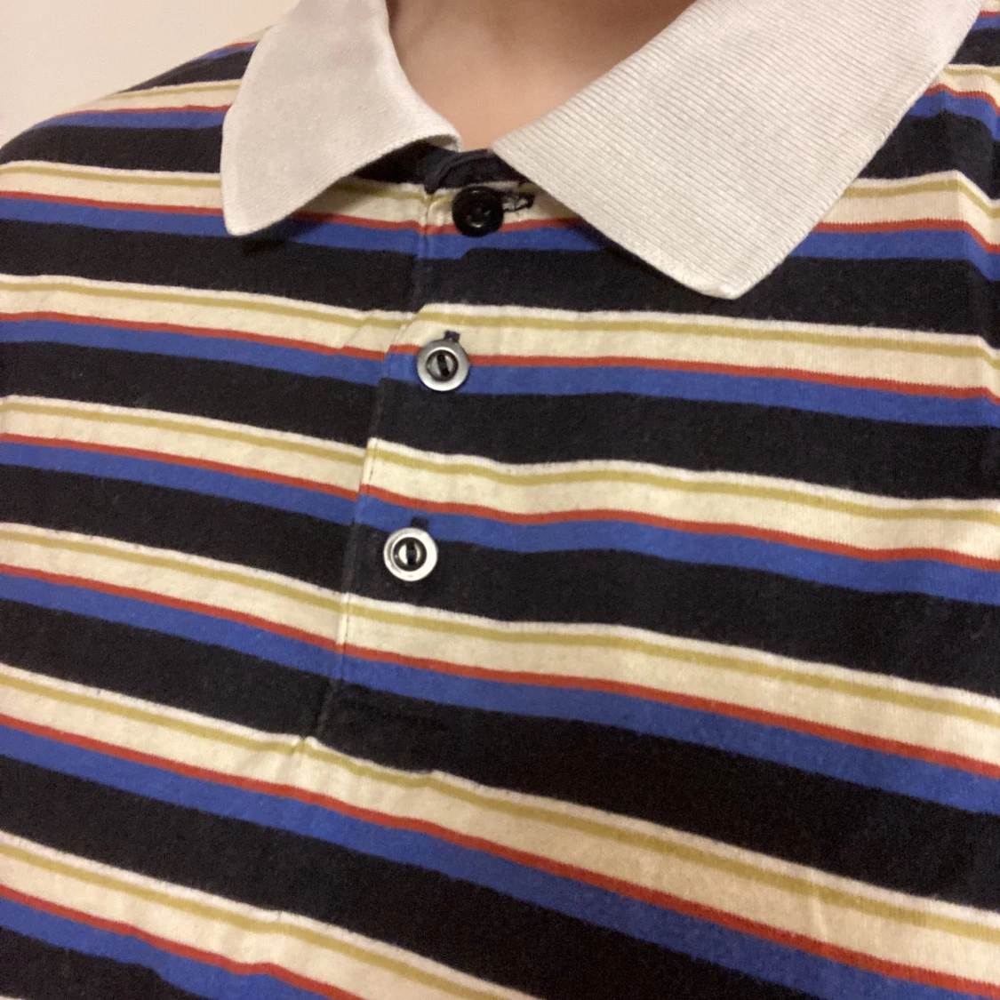 Färgglad Randig Crop Top - 91