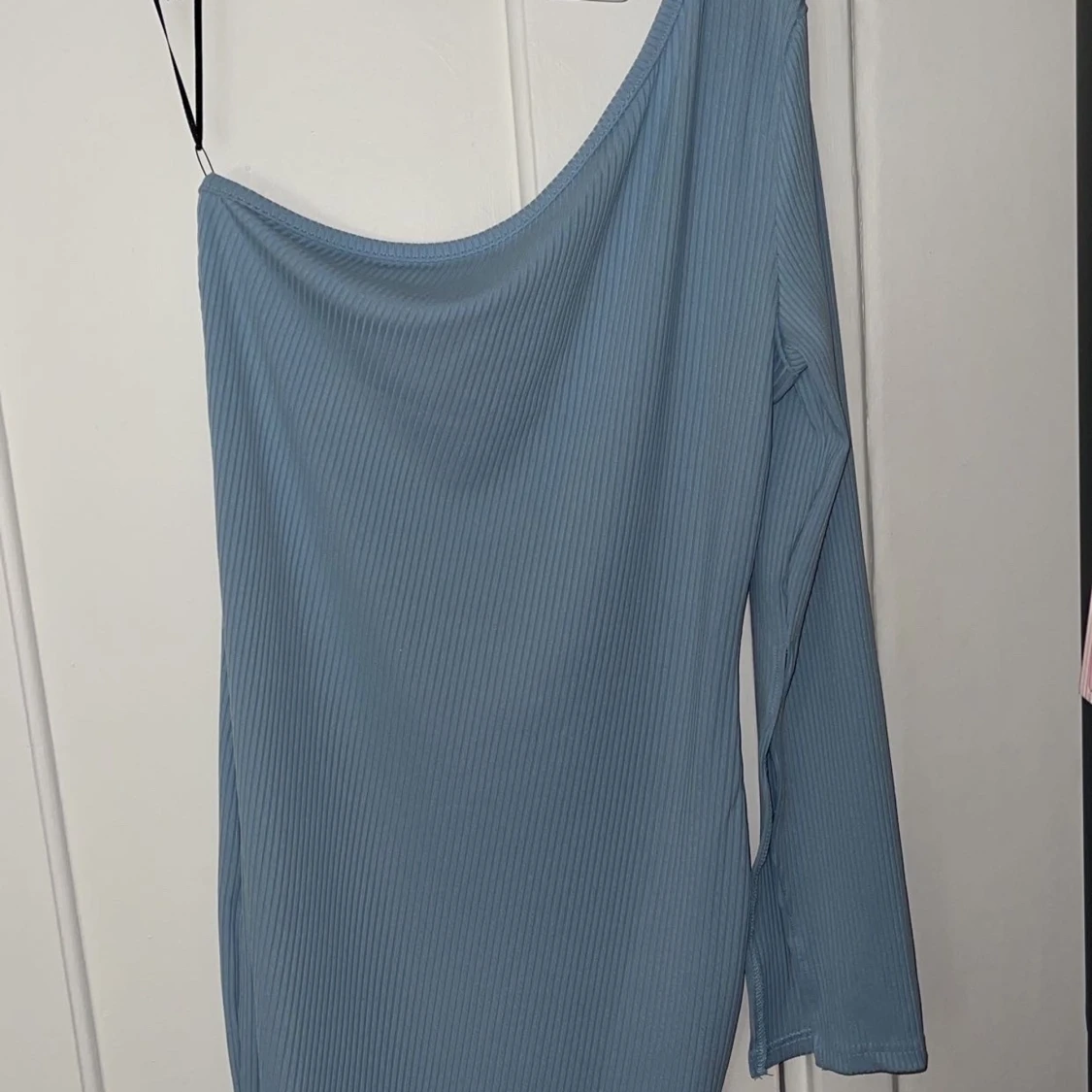 Enarmad klänning Blå