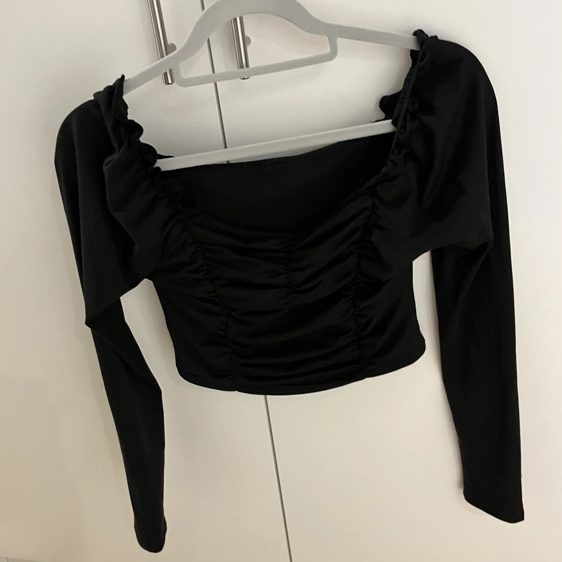 Scrunched långärmad tröja - 90