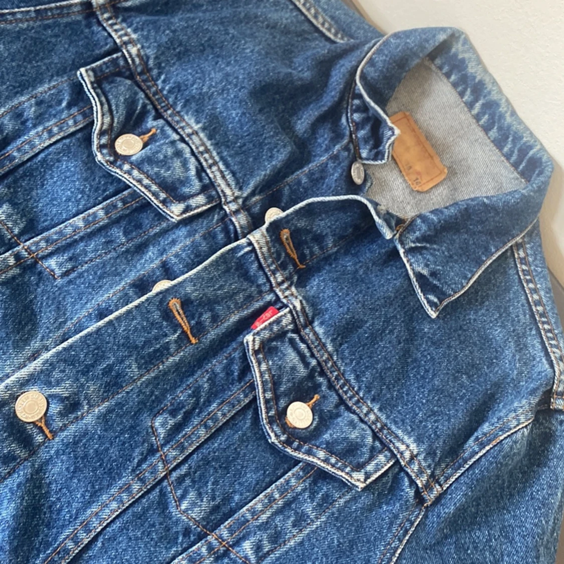 Blå jeans jacka  - 91