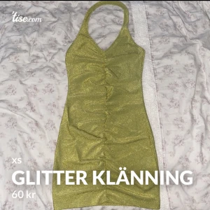 glitter klänning - xs