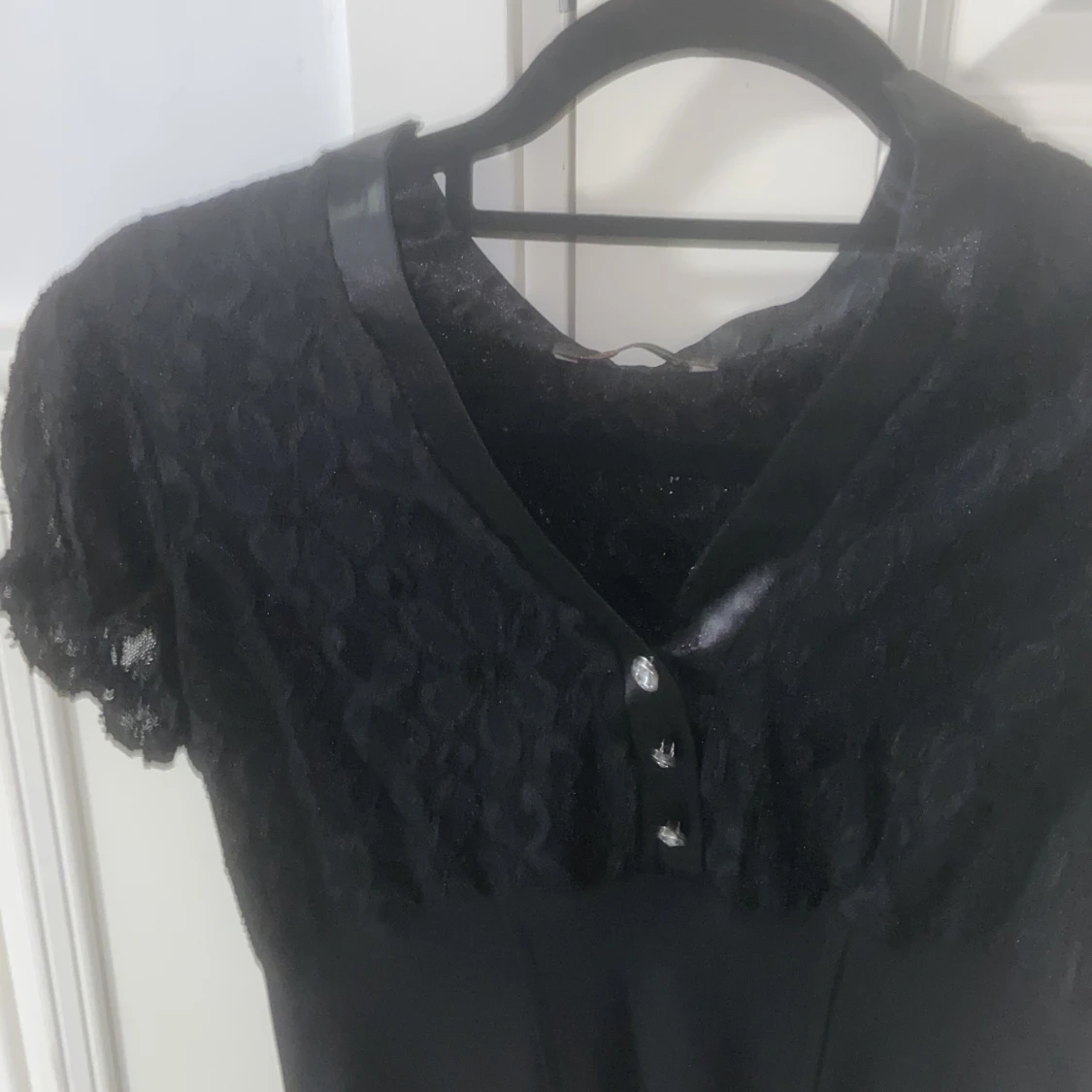 Svart vintage topp - 91