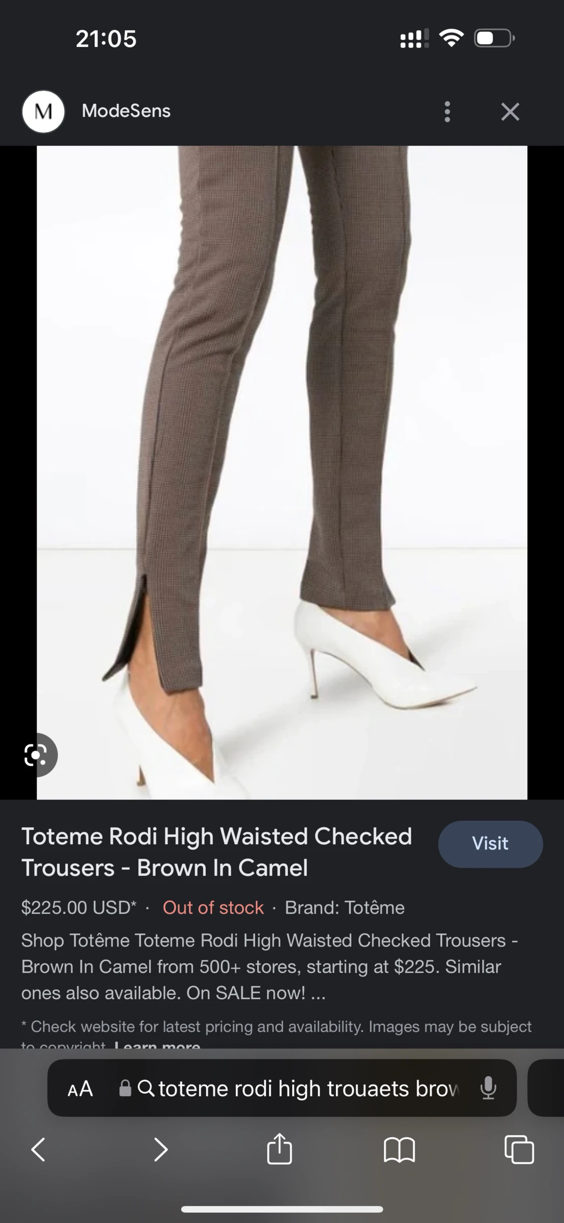 Toteme rodi high wasted trousers  - 90