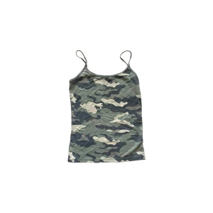 Kamouflage mönstrat linne - Coolt linne med smala axelband. Ger mig y2k vibes✨ från Zara. Storlek s men sitter tight och är stretchigt så passar nog xs-m