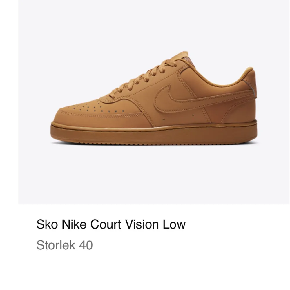 Nike Court Vision Low.  Aldrig använda!. Skor.