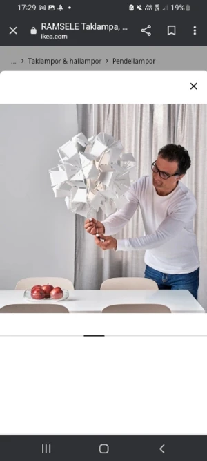 TVÅ HELT NYA ,OUPPSATTA IKEAS RAMSELE LAMPOR  - Säljer 2 stycken superfina Ramsele lampor från IKEA för 600 kr styck eller bägge för 1000 kr ! Dom är Ouppackade, endast öppnade för att se att dom är hela inför försäljning !