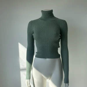 Grön turtleneck  - En grön turtleneck från ZARA i storlek Small. Använd max 3 gånger 