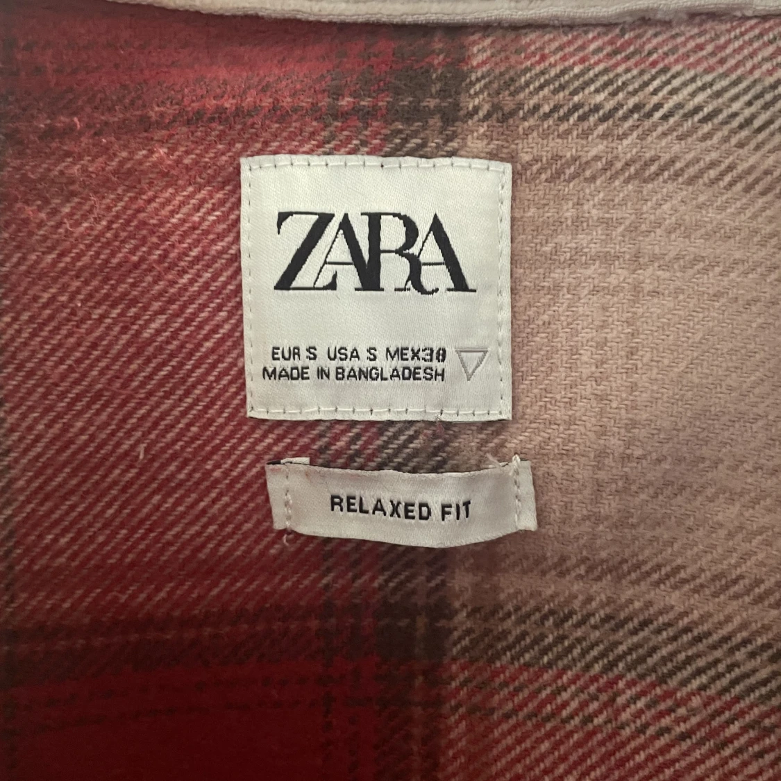 Röd Zara flanelljacka - 91