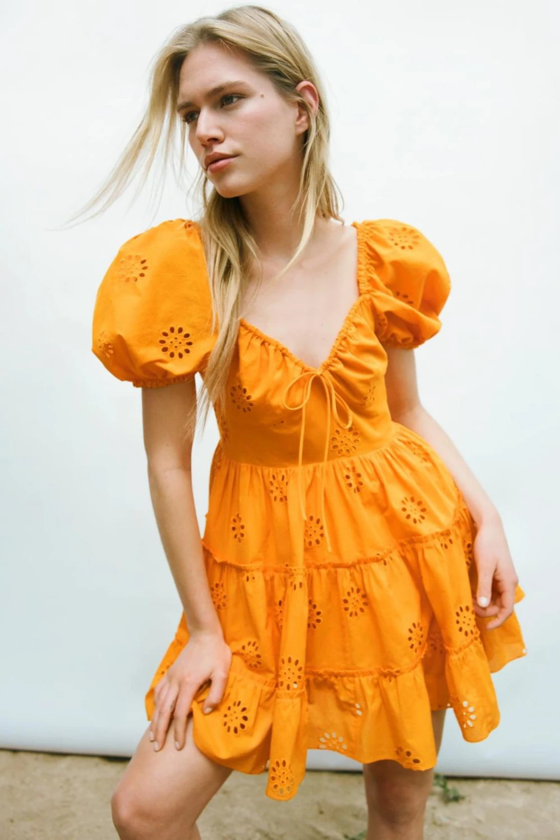 Orange Klänning - 90